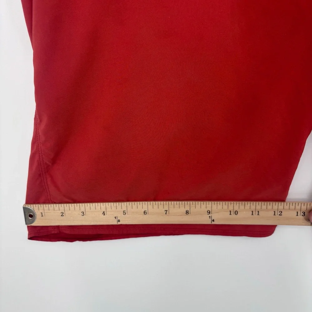 Patagonia Hydropeak Boardshorts Mens 38 Red Navy Swim Trunks Surf Beachwear